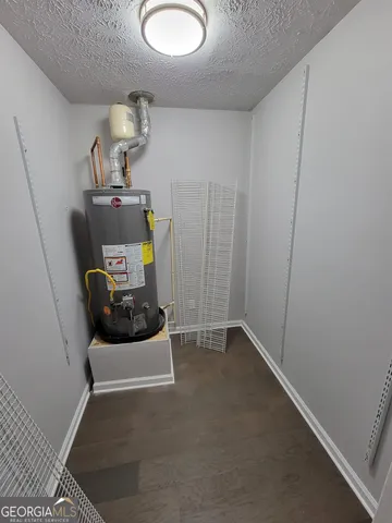 a room with storage and utility