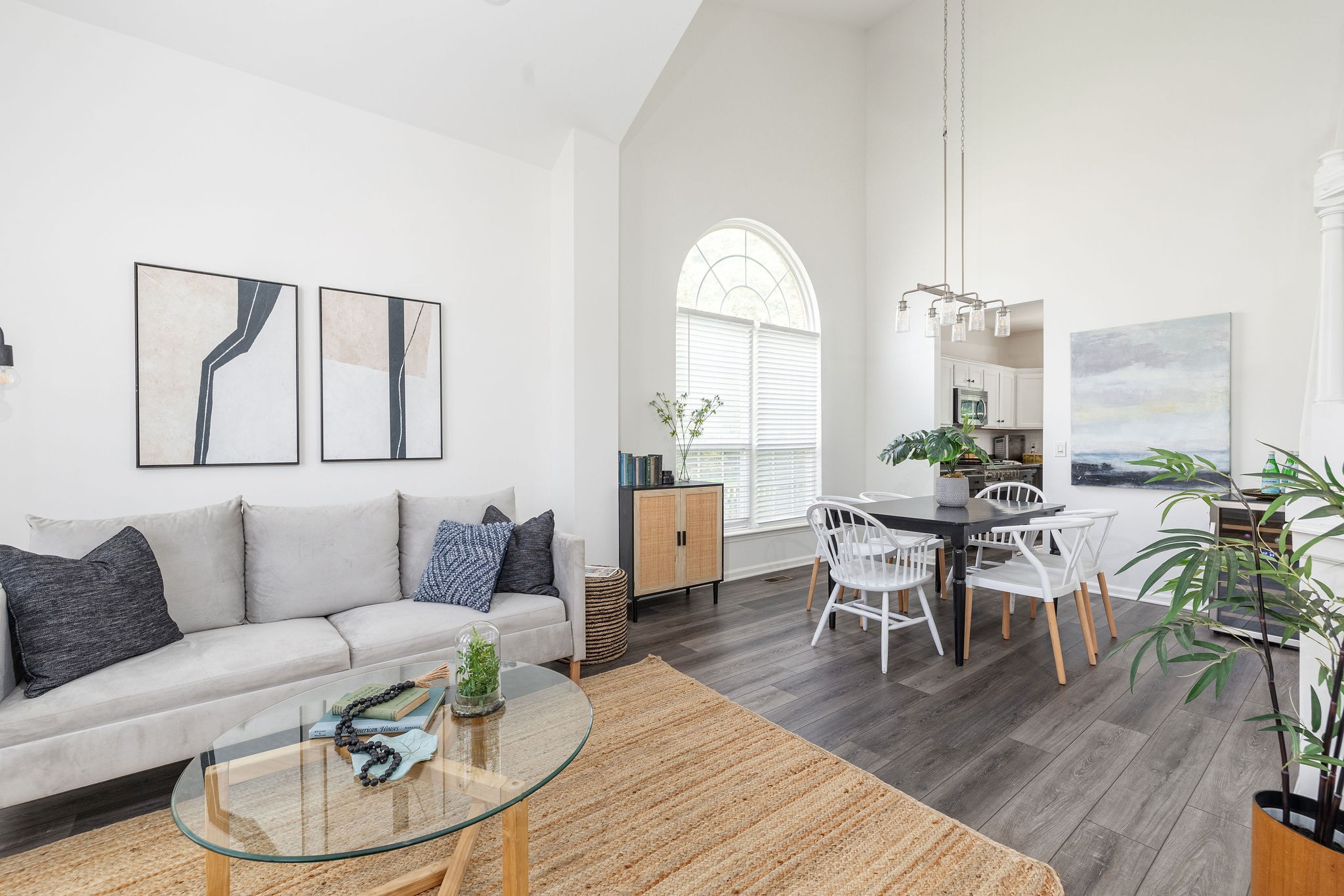 310 Devonshire Drive Franklin, TN 37064 - Photo 6 of 47 a living room with furniture dining table and a large window