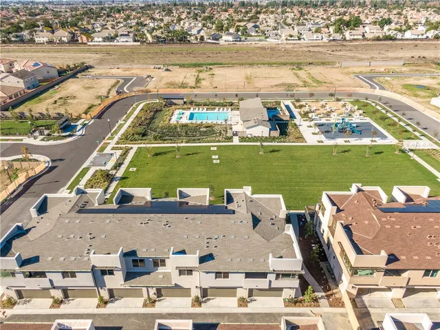 a view of a city with an ocean view