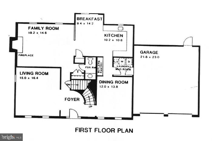 10525 Patuxent Ridge Way Laurel, MD 20723 - Photo 4 of 4 Main Level Floorplan
