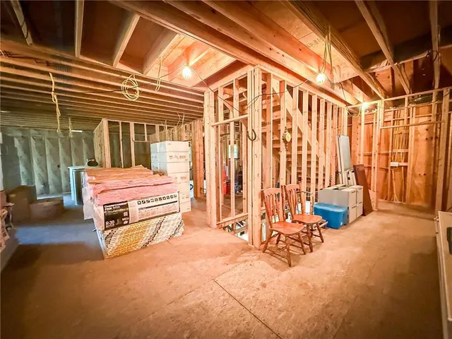 a room with furniture and windows