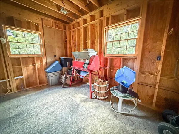 a view of water heater room