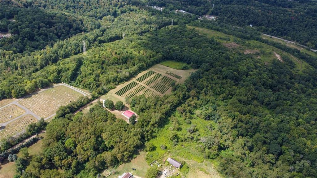 115 Dreher Farm Lane Butler, PA 16002 - Photo 29 of 48 an aerial view of residential house with outdoor space and trees all around