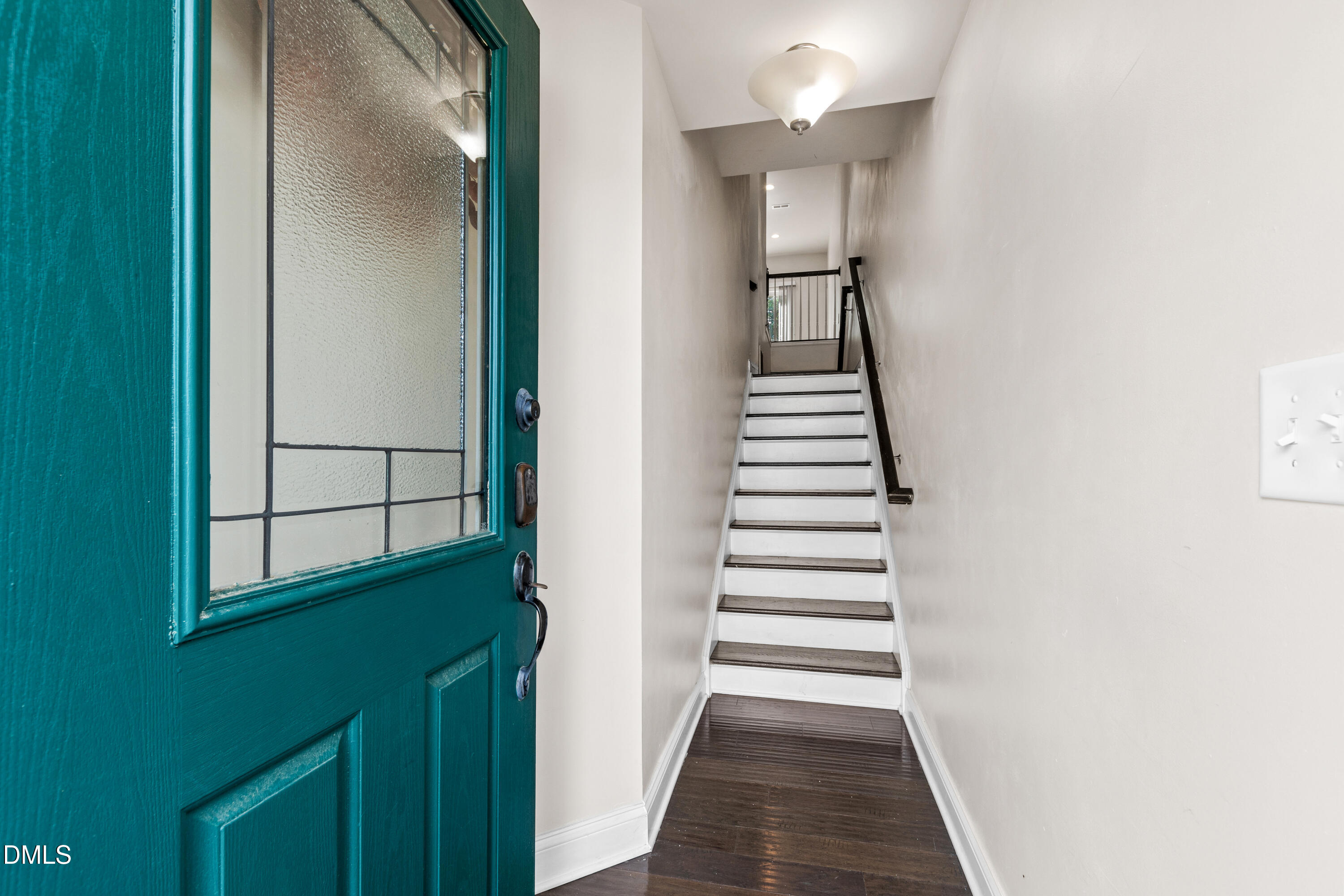 1101 Boxcar Way Apex, NC 27502 - Photo 3 of 27 a view of a hallway with stairs