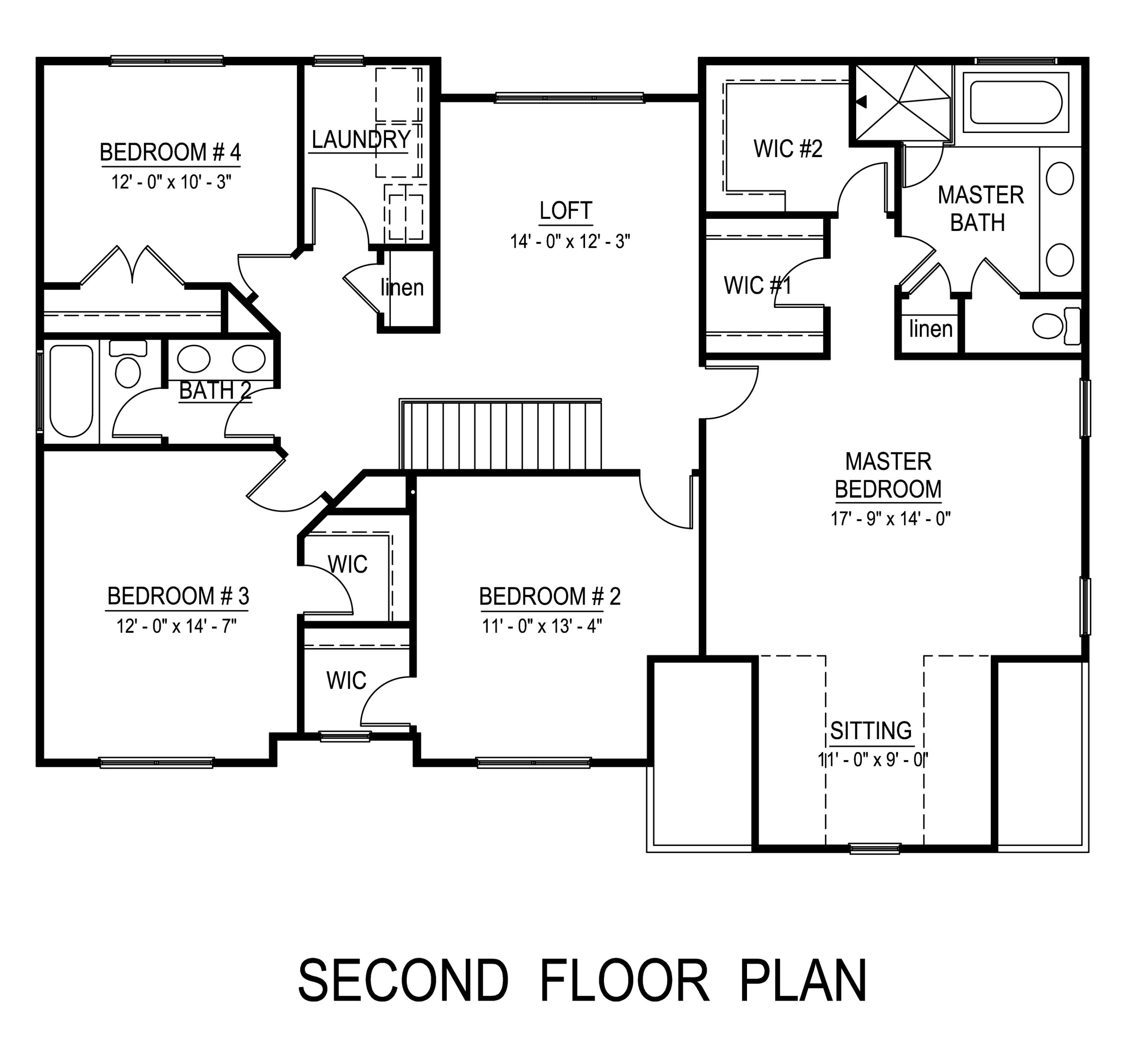 5598 Huntridge Road Roanoke, VA 24012 - Photo 17 of 17 13 - Dovercroft Second Floor Plan Right