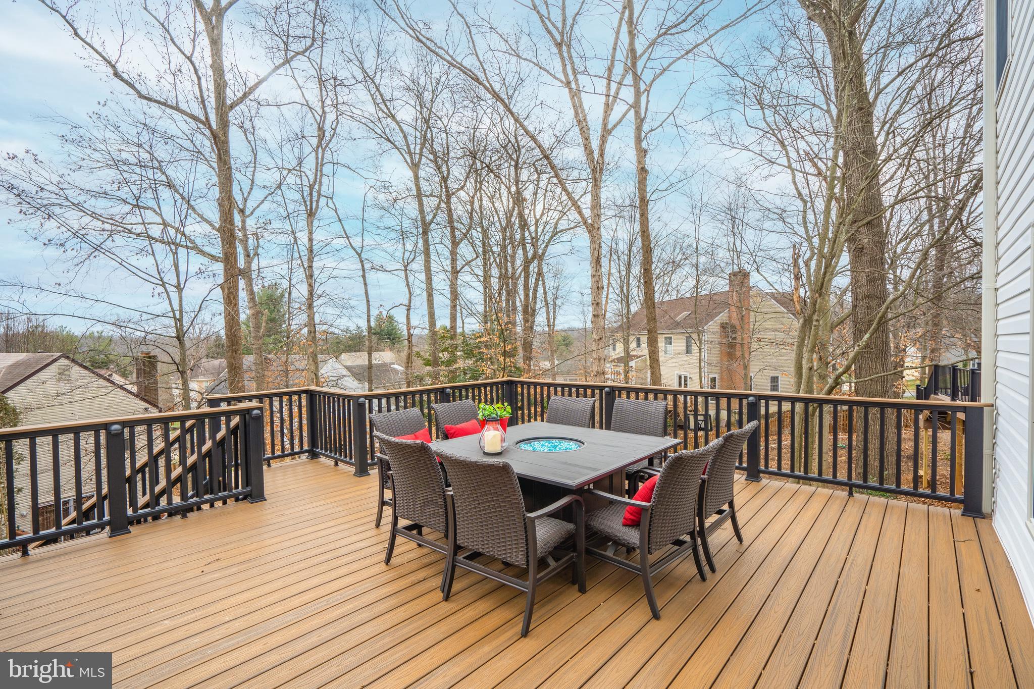 6831 Bluecurl Circle Springfield, VA 22152 - Photo 45 of 50 Huge Trex Deck with built-in lighting