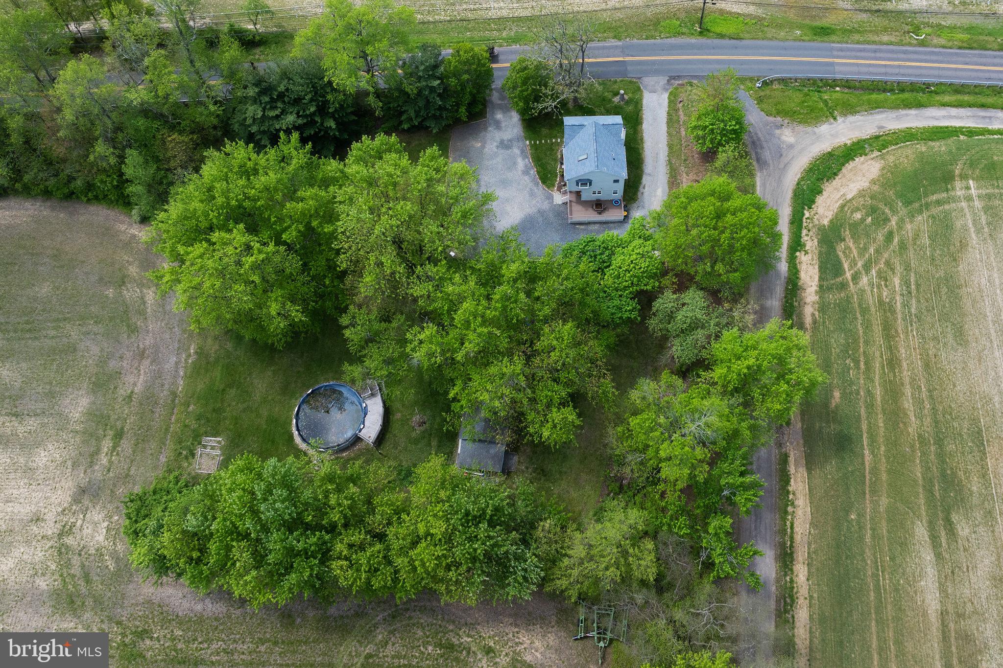 3950 Crosswicks Hamilton Square Road Hamilton, NJ 08691 - Photo 36 of 41 an aerial view of a house with a backyard space