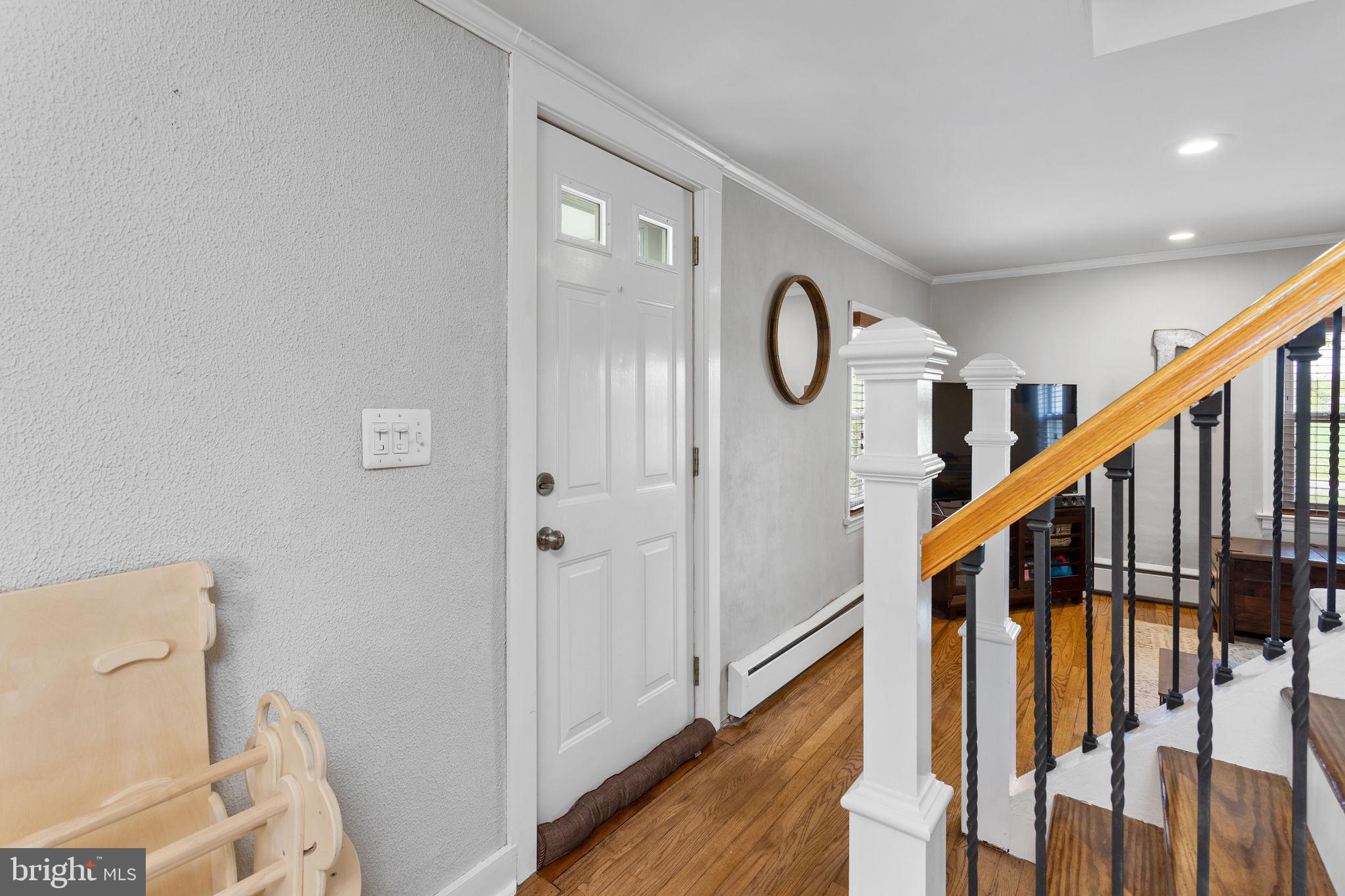 3950 Crosswicks Hamilton Square Road Hamilton, NJ 08691 - Photo 9 of 41 a view of entryway with wooden floor
