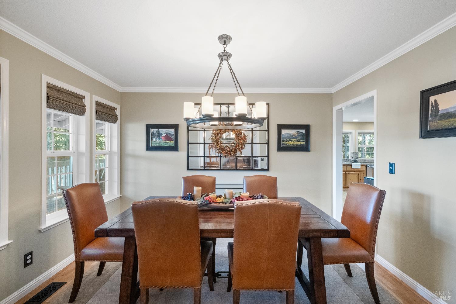 5701 Ridgewood Road Willits, CA 95490 - Photo 23 of 84 a view of a dining room with furniture window and outside view