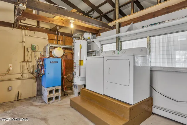 a view of a room with storage