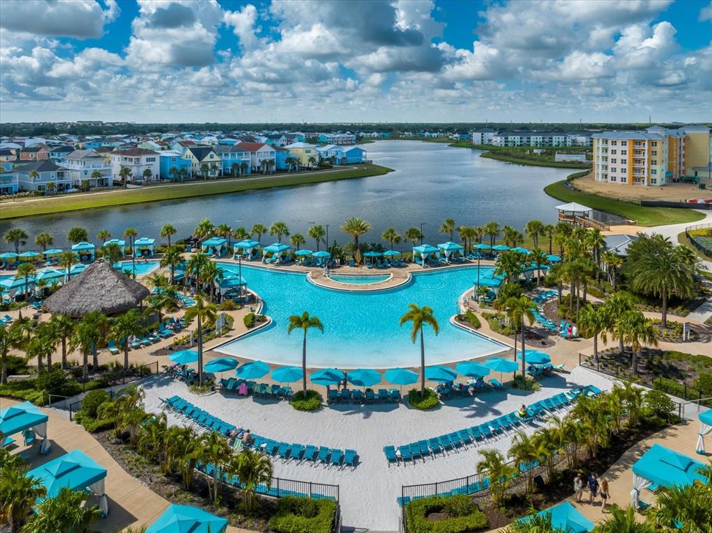 8063 Knee Deep Road Kissimmee, FL 34747 - Photo 22 of 24 an aerial view of a city with lake view
