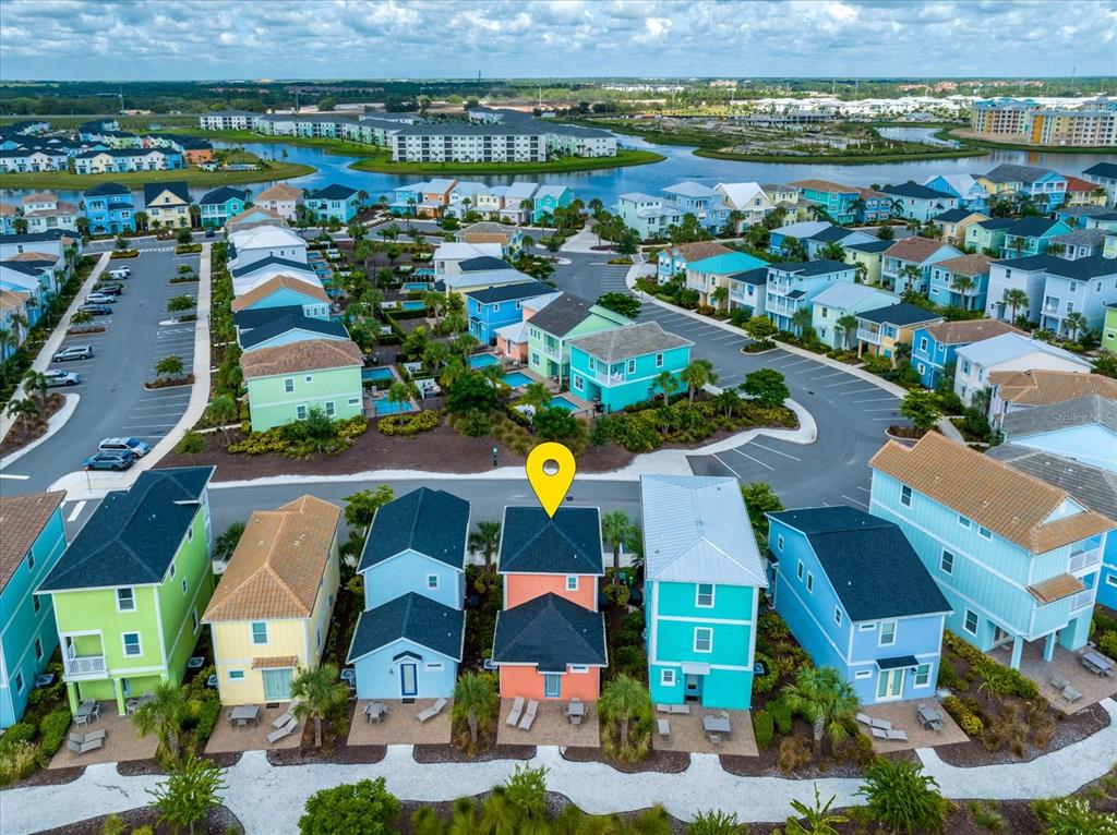 8063 Knee Deep Road Kissimmee, FL 34747 - Photo 23 of 24 an aerial view of residential houses with outdoor space