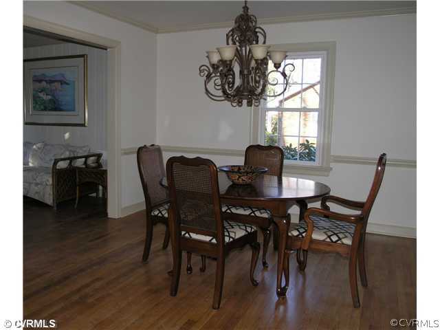 2901 Skipton Road Richmond, VA 23225 - Photo 6 of 21 Dining Room - The dining room opens to the kitchen