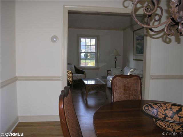 2901 Skipton Road Richmond, VA 23225 - Photo 7 of 21 Dining Room - Dining room opens into the living ar