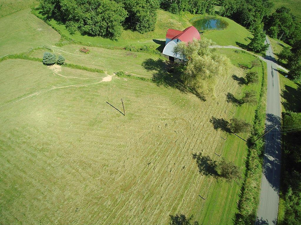 104 Rea Road Avella, PA 15312 - Photo 24 of 25 AERIAL VIEW OF THE BARN AND POND.
