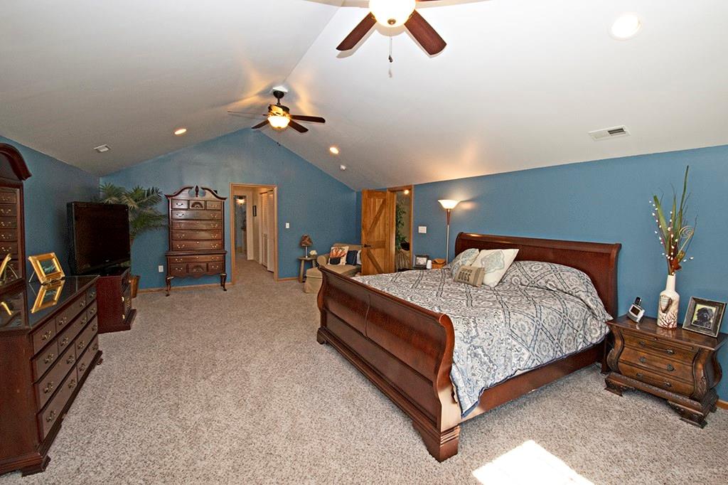 104 Rea Road Avella, PA 15312 - Photo 10 of 25 NOW THIS IS A MASTER BEDROOM! LOCATED ON THE MAIN FLOOR AND LEADS INTO A SPA-LIKE BATH! RECESSED LIGHTING AND OVERHEAD FANS.