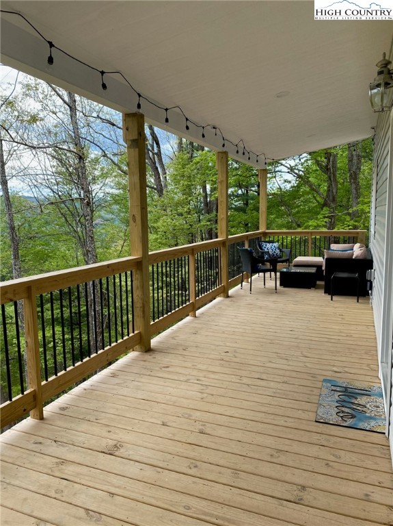 505 Camp Rock Road Boone, NC 28607 - Photo 23 of 31 a view of balcony with couch
