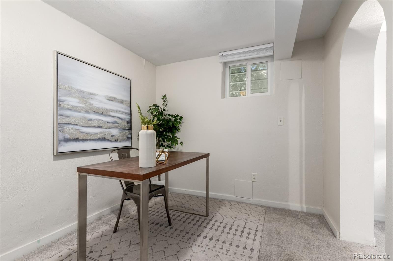 1284 Columbine Street, Unit 2 Denver, CO 80206 - Photo 6 of 34 a view of a workspace with furniture