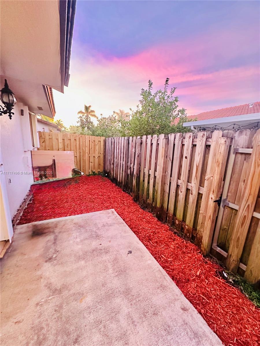 13465 Southwest 62nd Street, Unit 4 Miami, FL 33183 - Photo 18 of 20 Private patio