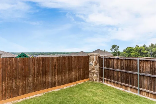 a front view of a house with patio