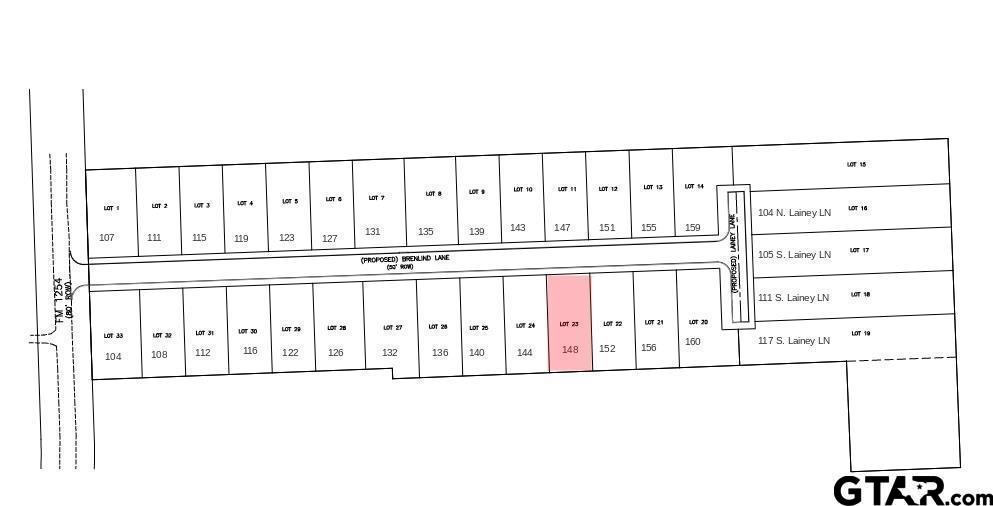 148 Brenlind Lane Mineola, TX 75773 - Photo 3 of 6 a black and white photo of a black and white wall