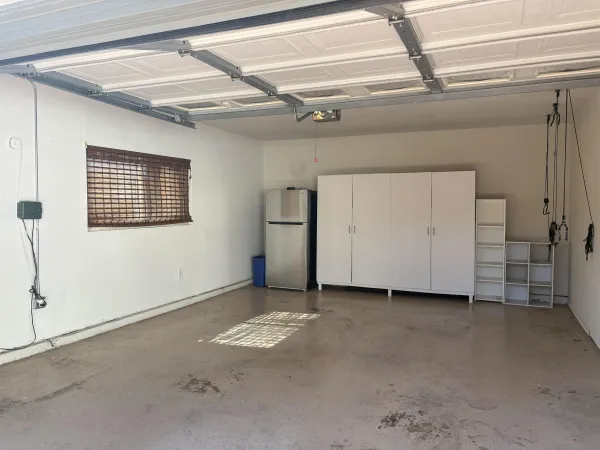 a view of a livingroom with an empty space