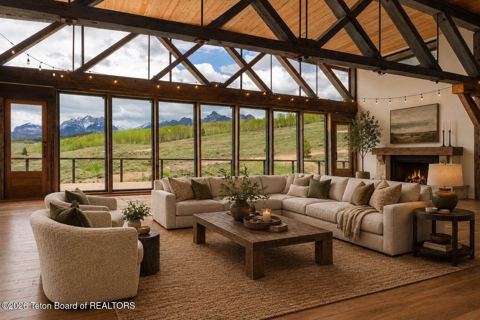 169 Ramshorn Ranch Road Dubois, WY 82513 - Photo 5 of 21 ai living room