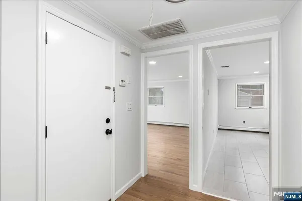 a view of a bathroom with a shower