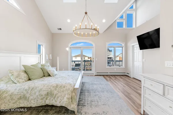 a view of a porch with a floor to ceiling window