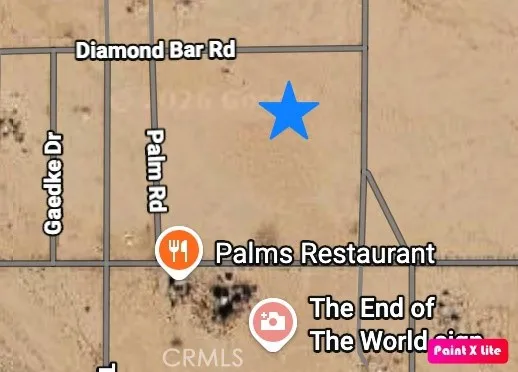 0 Diamond Bar Road Twentynine Palms, CA 92277 - Photo 1 of 3 a close up of a sign