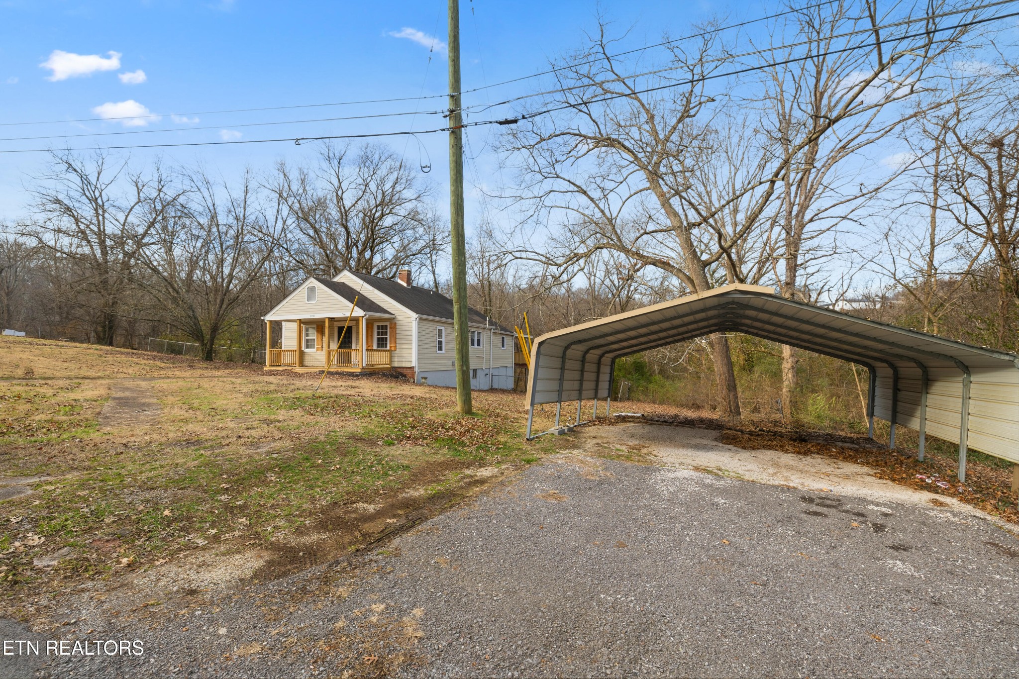 2438 Southside Road Knoxville, TN 37920 - Photo 21 of 21 a view of house with yard