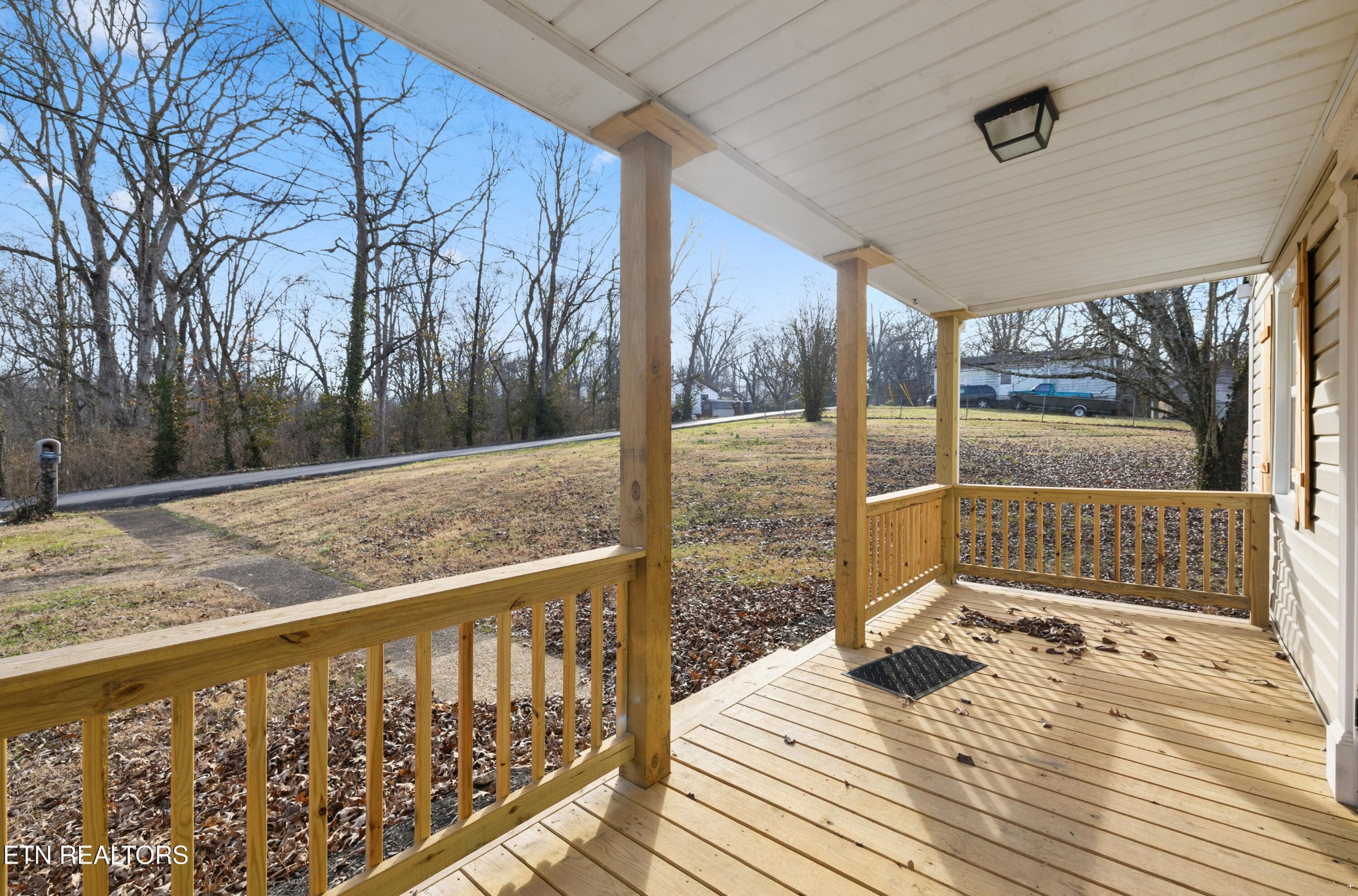2438 Southside Road Knoxville, TN 37920 - Photo 3 of 21 a view of balcony with wooden floor