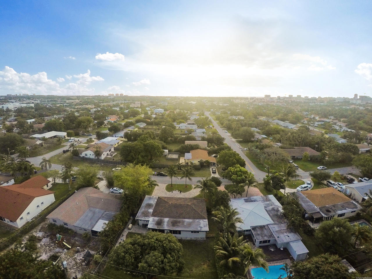 923 Northwest 3rd Avenue Boca Raton, FL 33432 - Photo 3 of 27 Aerial View Looking East