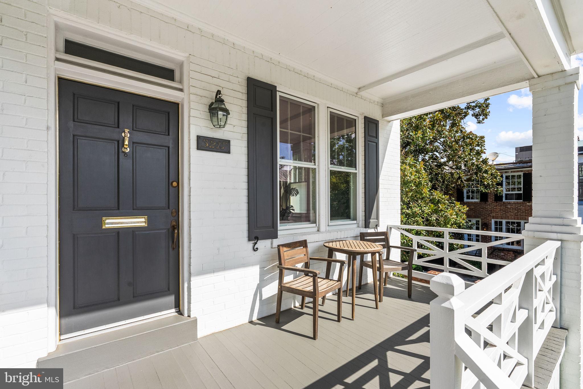 3217 Reservoir Road Northwest Washington, DC 20007 - Photo 3 of 35 Front porch