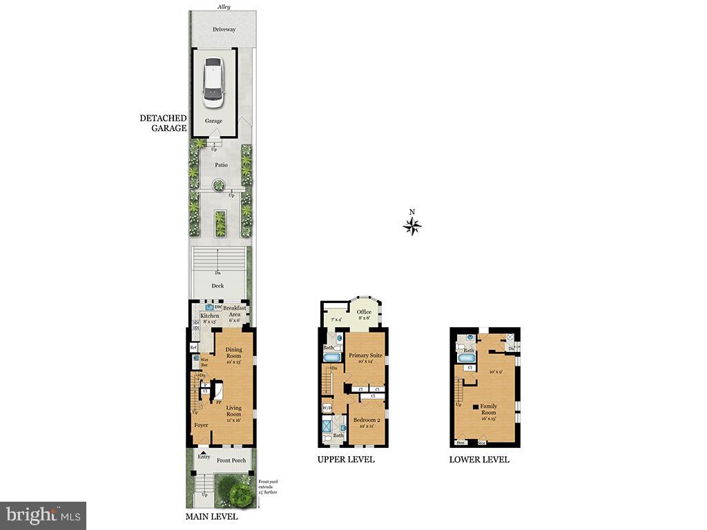 3217 Reservoir Road Northwest Washington, DC 20007 - Photo 35 of 35 Floor plan rendering