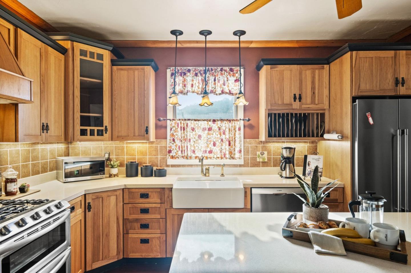 269 Marcus Street Aromas, CA 95004 - Photo 8 of 18 a kitchen with a sink appliances and a window