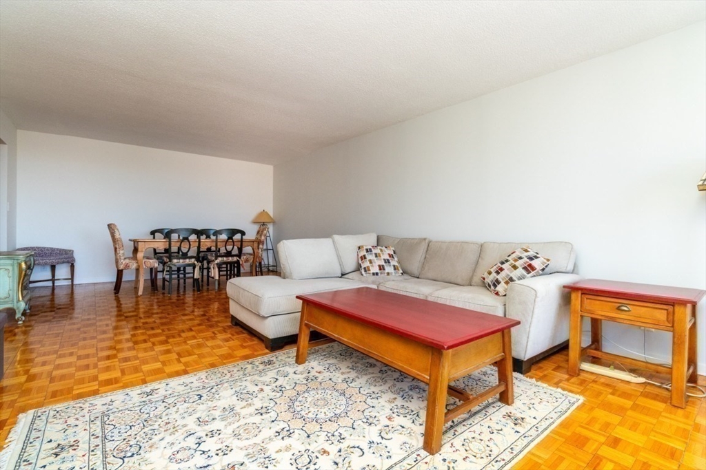 33 Pond Avenue, Unit 1106 Brookline, MA 02445 - Photo 16 of 32 a living room with furniture and a rug
