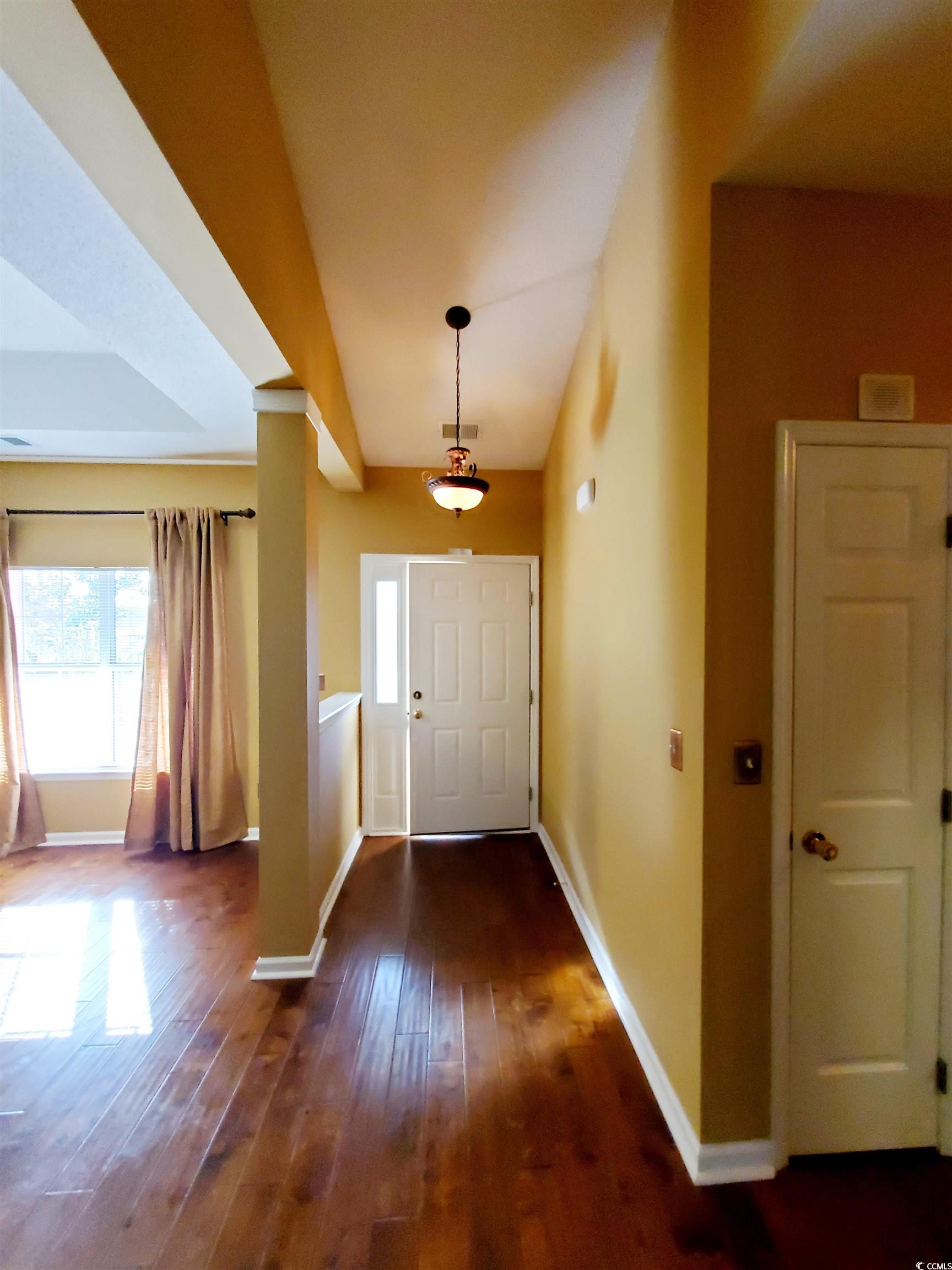 219 Spring Lake Drive Myrtle Beach, SC 29579 - Photo 11 of 20 Entrance foyer with baseboards and dark wood-style floors