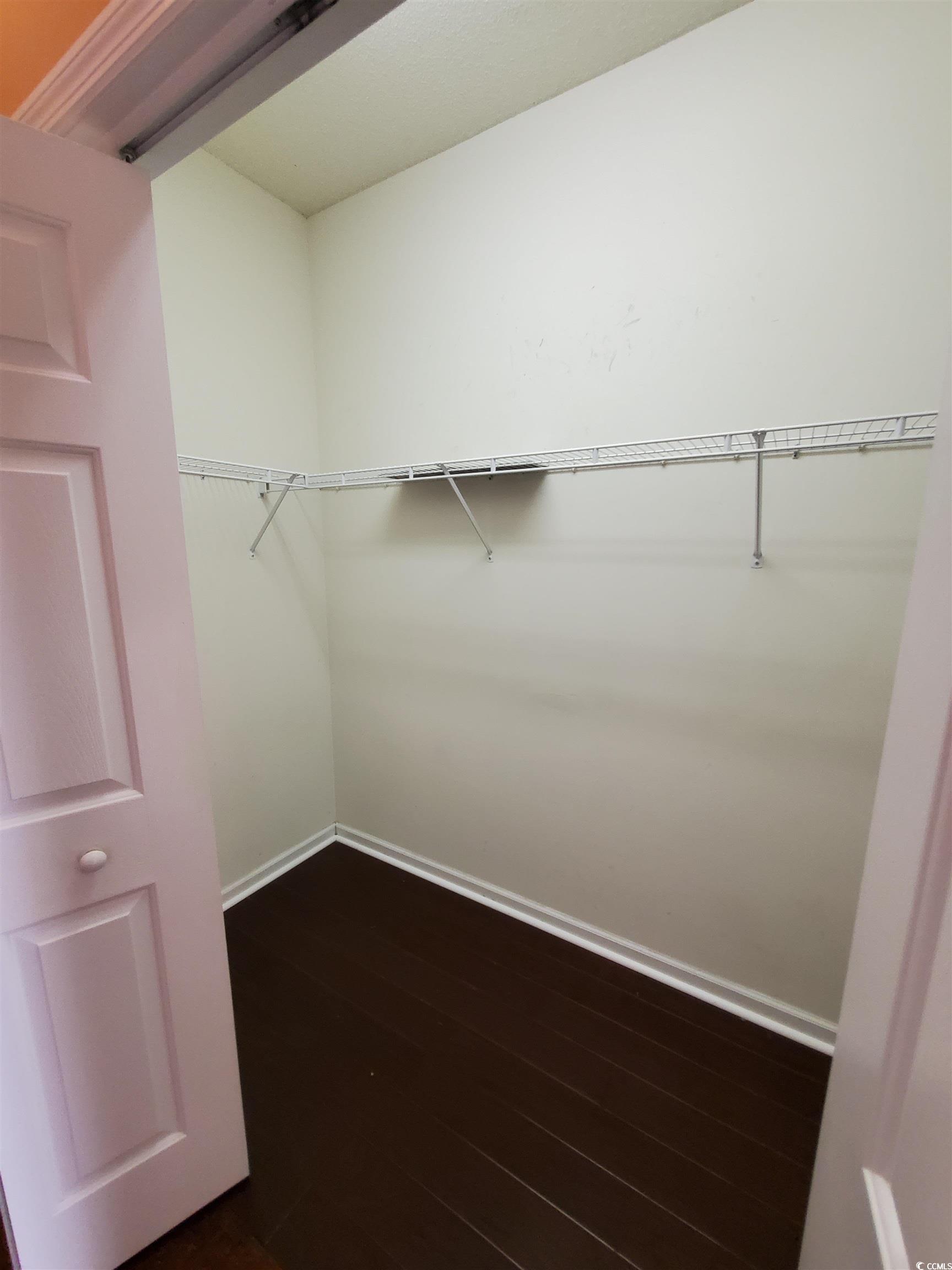 219 Spring Lake Drive Myrtle Beach, SC 29579 - Photo 3 of 20 Spacious closet with dark wood-style flooring