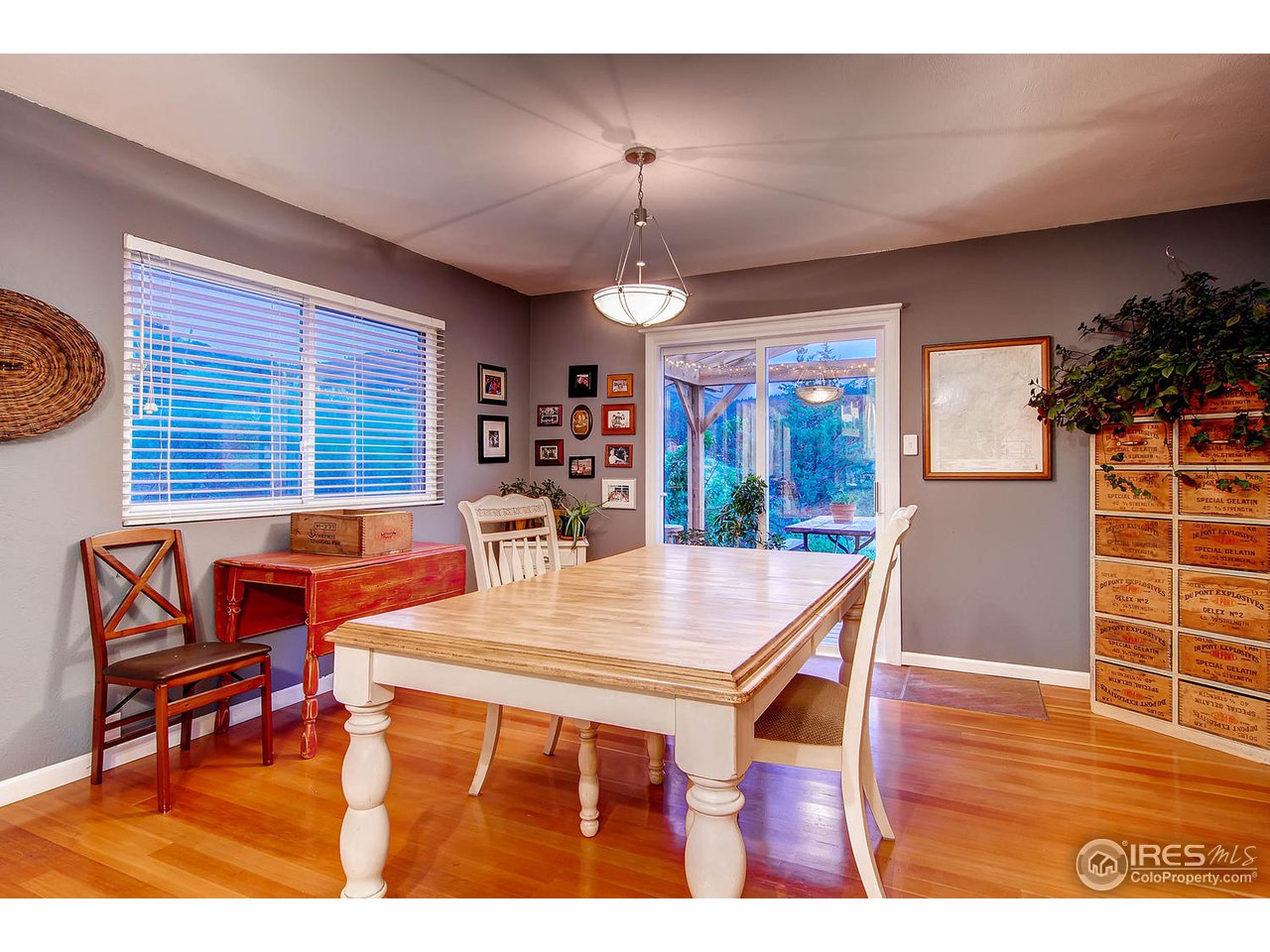 427 Red Gulch Road Lyons, CO 80540 - Photo 12 of 25 a view of a livingroom with furniture window and wooden floor