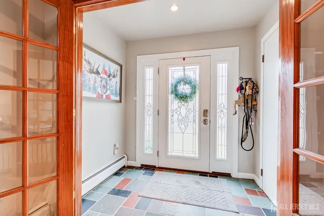 a view of front door with glass door