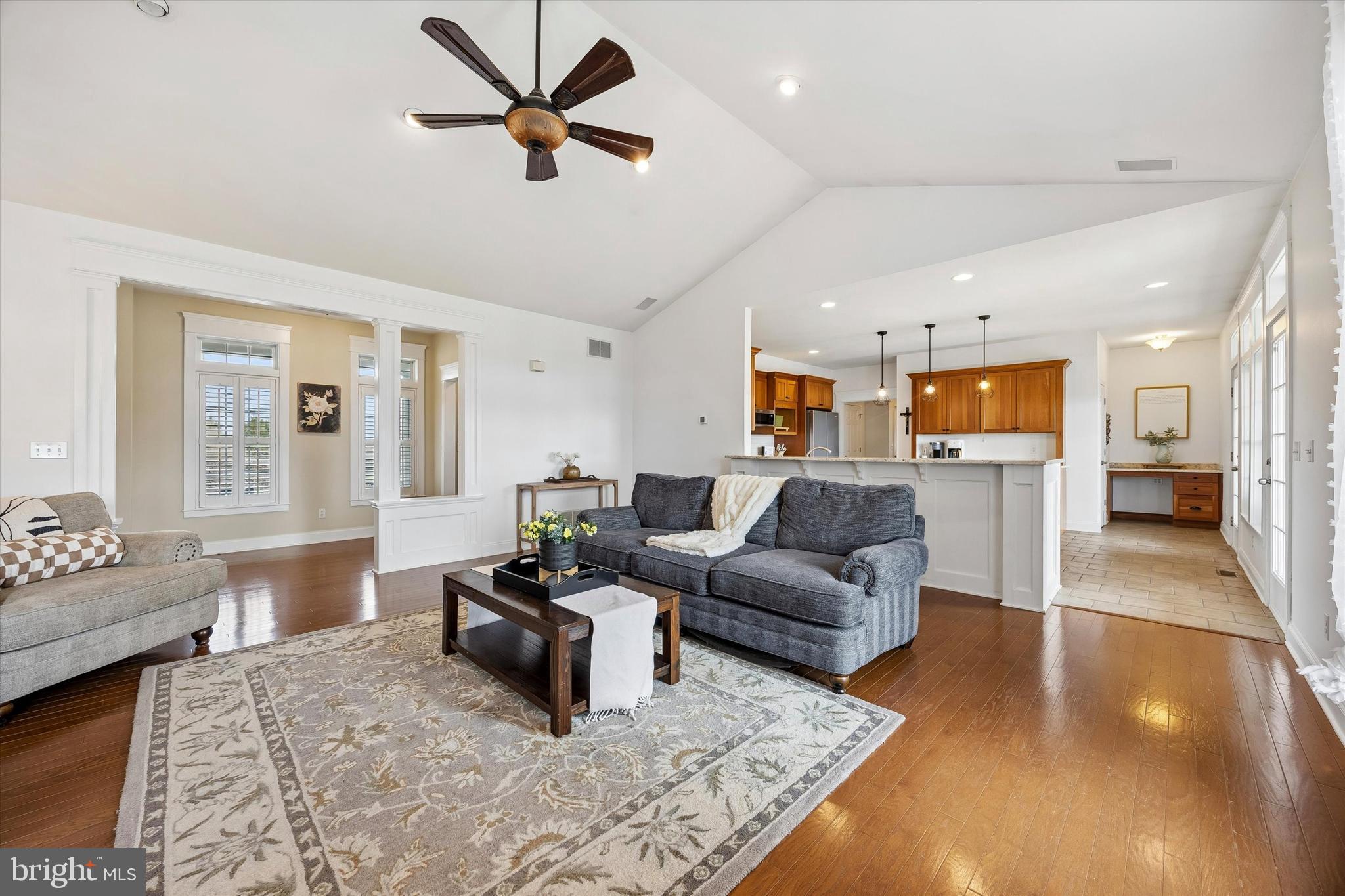 706 Kings Highway Mannington, NJ 08079 - Photo 14 of 35 a living room with furniture and wooden floor