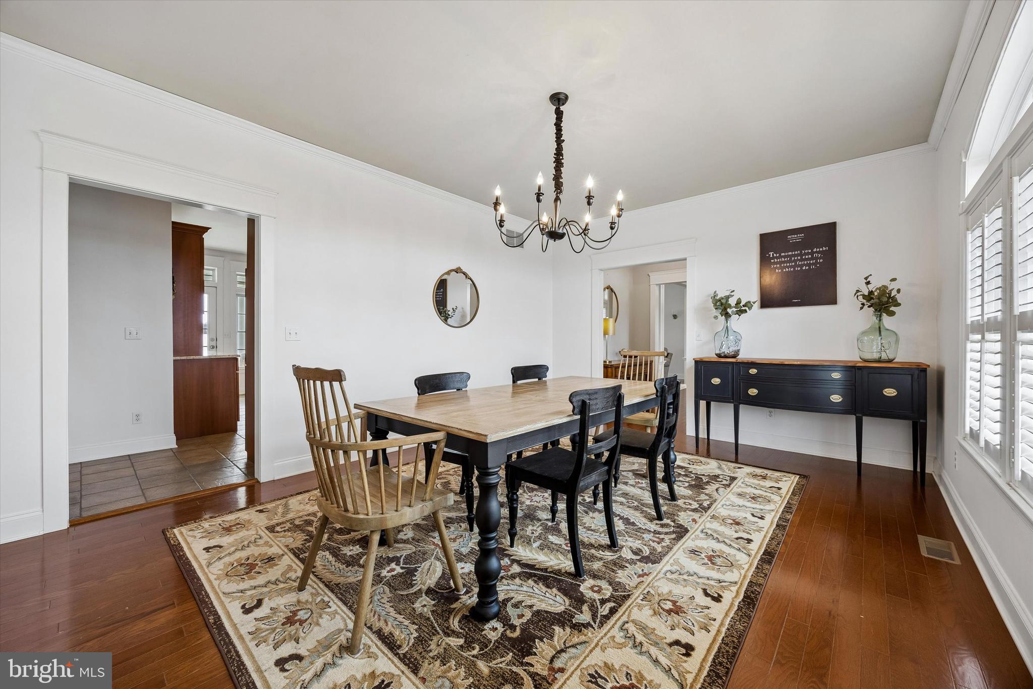 706 Kings Highway Mannington, NJ 08079 - Photo 20 of 35 a view of a dining room with furniture and wooden floor
