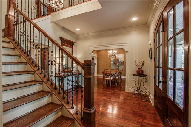 123 Page Road Nashville, TN 37205 - Photo 3 of 20 A grand entry foyer has access to the dining room, living room, den, and second floor.