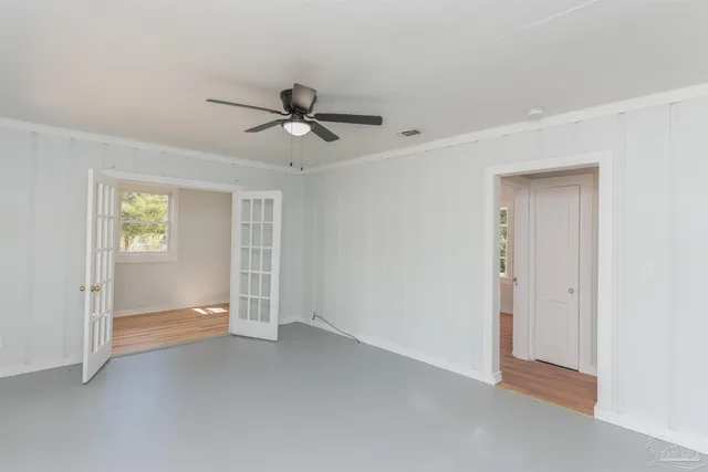 a view of empty room