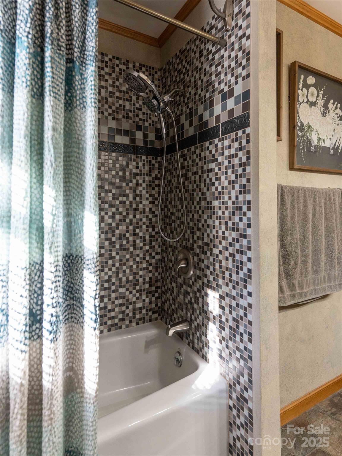 1000 Mountain View Church Road Zirconia, NC 28790 - Photo 13 of 22 a bathroom with a bathtub and shower