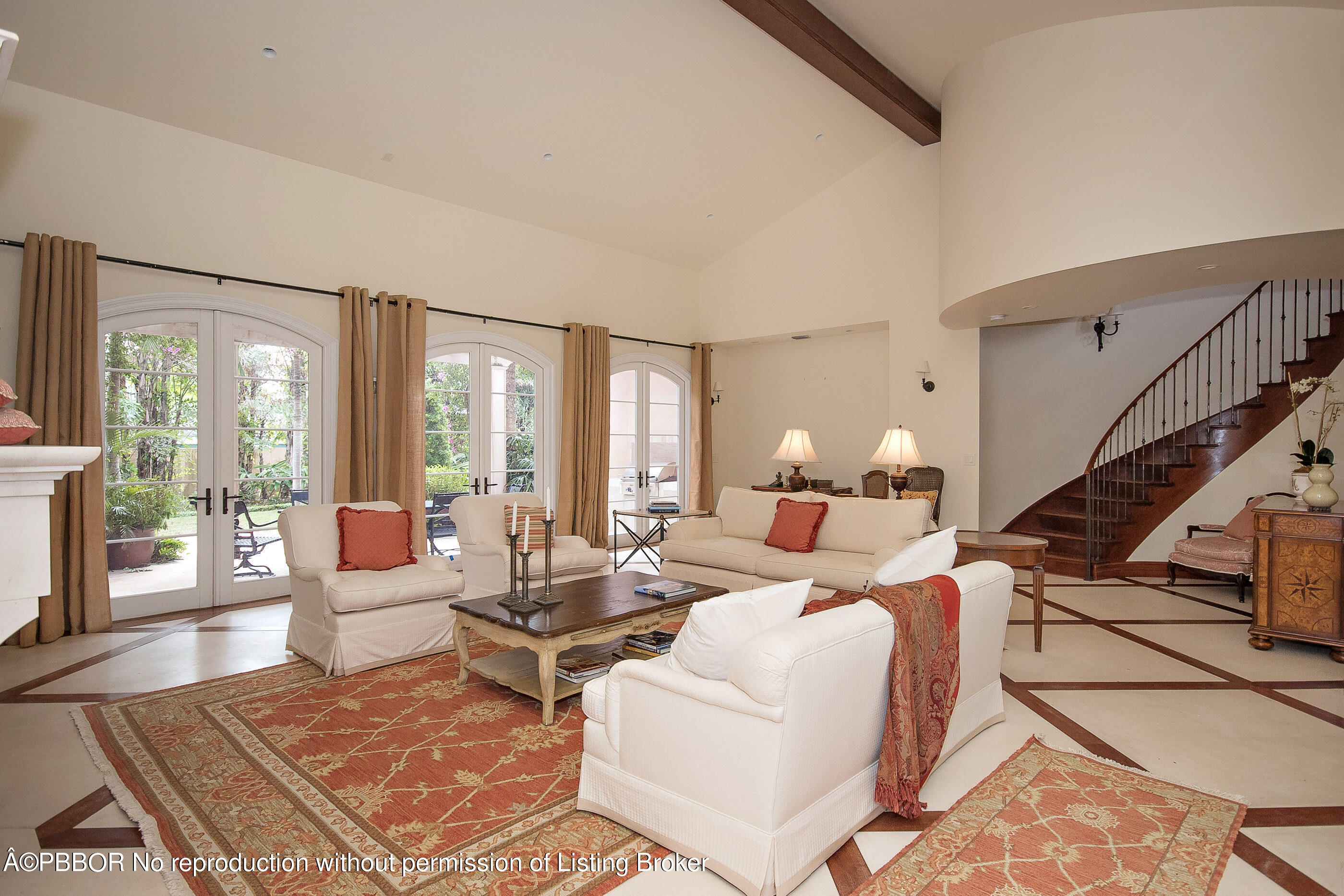 150 Woodbridge Road Palm Beach, FL 33480 - Photo 6 of 32 a bedroom with furniture and a large window
