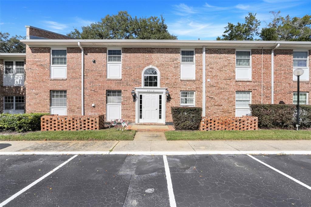 front view of a house with a street
