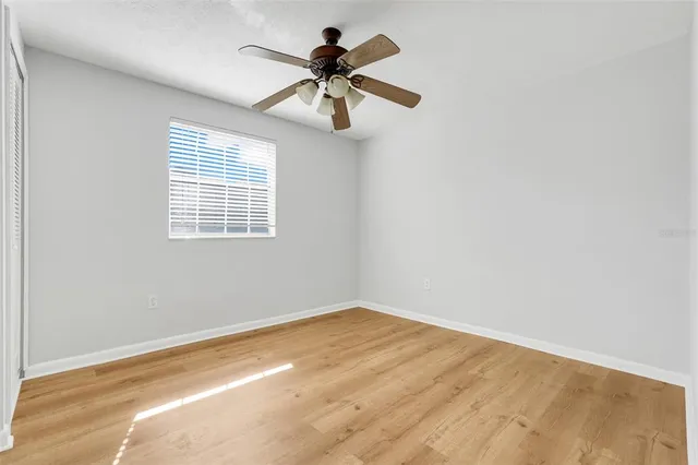 a view of a yoga room