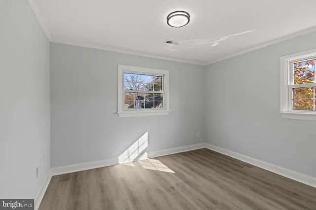 wooden floor in an empty room